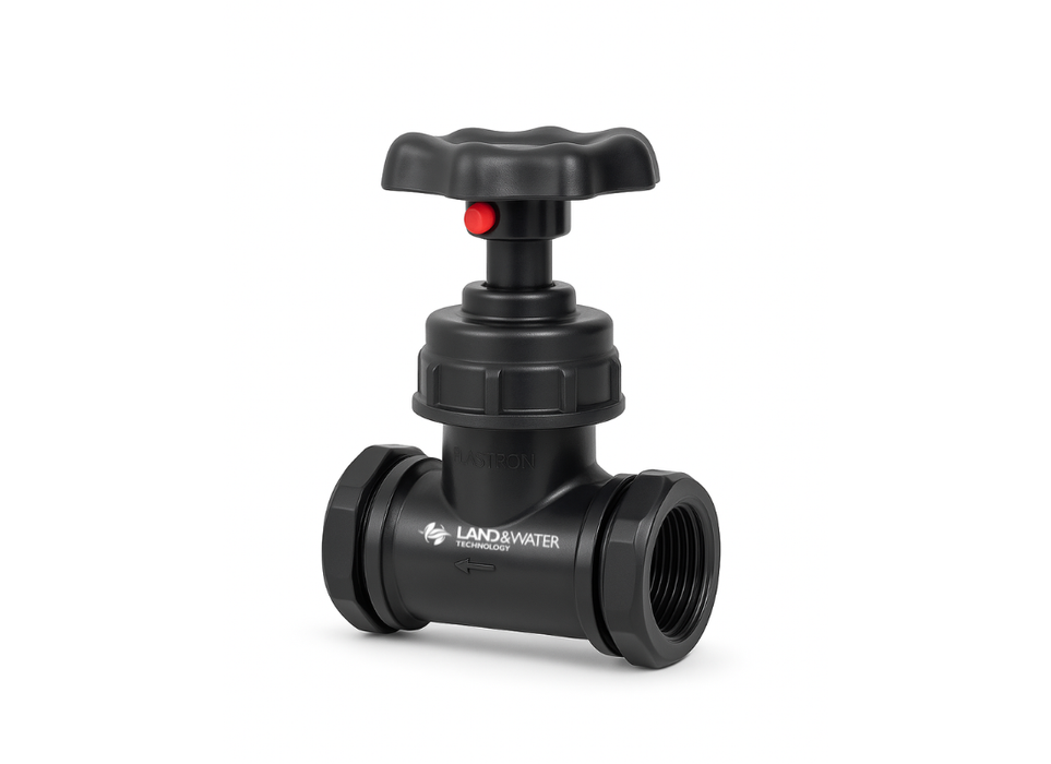 Plasson Manual Two-Way Poly Gate Valve Stoptap (20-25mm) - BSP Threaded