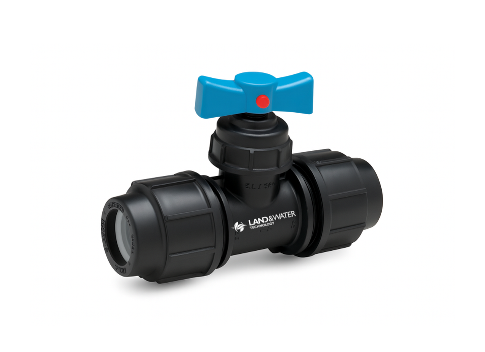 Plasson Manual Two-Way Valve Stoptap (20-32mm) - Metric Poly