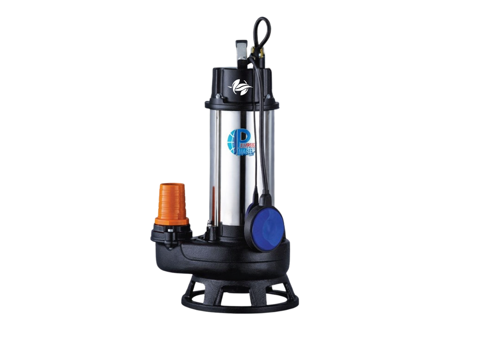Pumpmaster STA-112DS 0.75kW 240v Heavy-Duty Residential Submersible Sewage Cutter & Shredder Pumps with Float (Max 500LPM/120kPa)