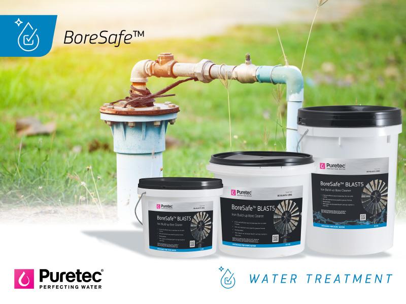 Puretec BoreSafe BE-BLAST5 Bore Water Iron Build-Up Cleaning Granules