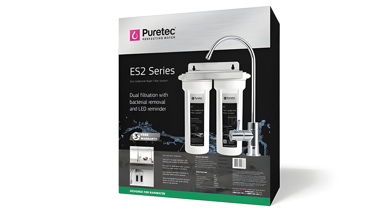 Puretec Ecotrol ES2 Dual Undersink Water Filter System (4 LPM)