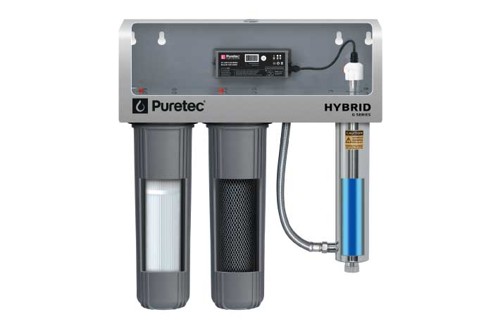 Puretec Hybrid G7 Dual Stage Ultraviolet 20" x 4.5" Water Filtration System (130 LPM)