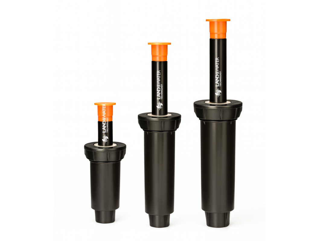 Rain Bird 1800 PRS 1802LNPRS Pressure Regulating Pop-Up Sprinkler, 1/2 In Connection, FNPT, 2 In Pop Up Sprinkler 1 2 In Connection Fnpt 2 In H Pop Up Plastic