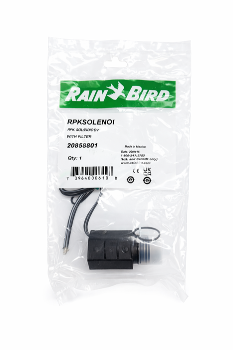 Rain Bird 24VAC Solenoid Coil with Filter for DVF Valves