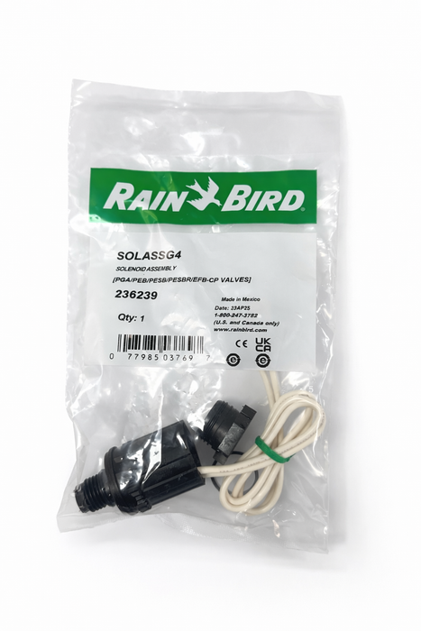 Rain Bird 24VAC Solenoid Coil with Filter for PGA Valves