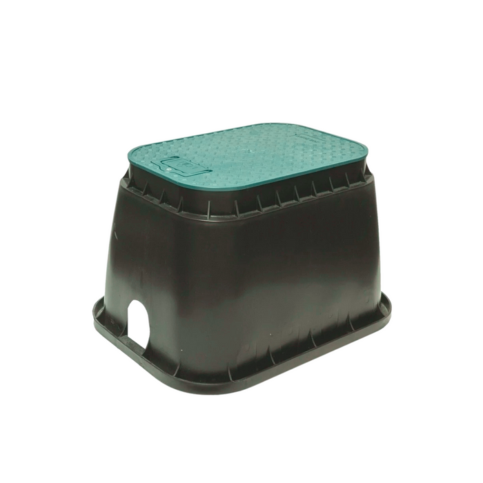 Rain PZRM 113 12" EzOpen Medium Rectangular Valve Box with Lifting Handle (395mm Wide x 525mm Long x 330mm Deep)