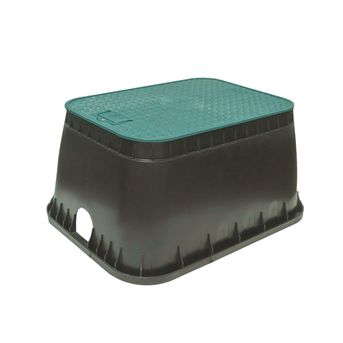 Rain PZRM 115 20" EzOpen Jumbo Rectangular Valve Box with Lifting Handle (495mm Wide x 660mm Long x 330mm Deep)