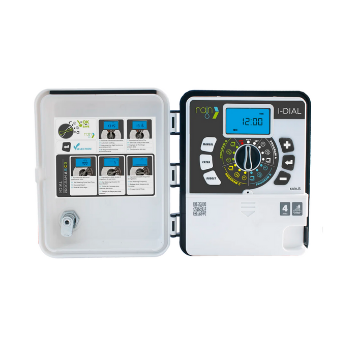 Rain I-Dial Outdoor Basic Irrigation Controller with Easy Programming Function