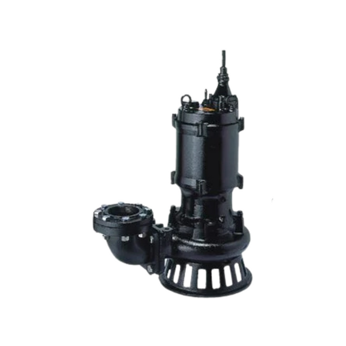 Tsurumi SF Series Submersible High Head Wastewater Pump with Semi-Open Multi Vane Impeller - Three Phase