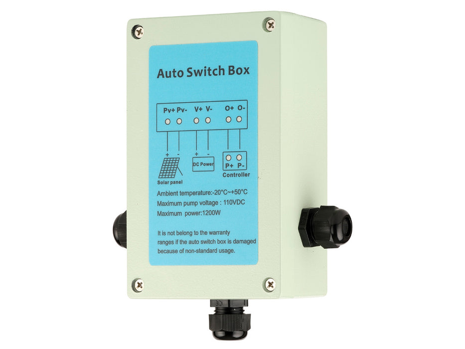 Land & Water DC Auto Switch for Solar Pump Systems – Automatic Solar to AC/DC