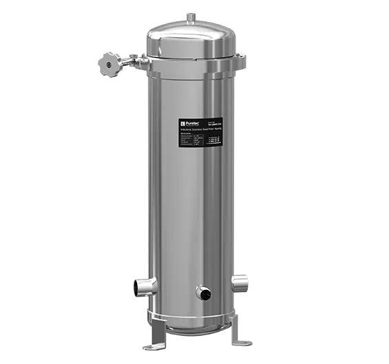 Puretec TSI-25MP2-316 25mm Industrial Heavy-Duty 20” 316 Stainless Steel Filter Housing for Hot & Cold Water (160LPM)