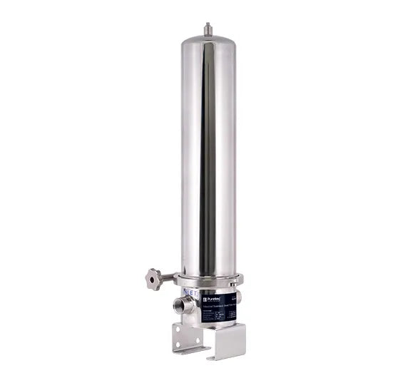 Puretec TSI-25MP2 25mm Industrial Heavy-Duty 10” 304 Stainless Steel Filter Housing for Hot & Cold Water