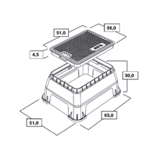 Toro Rectangular Valve Box Toro Universal Valve Boxes Australia | Shop Online