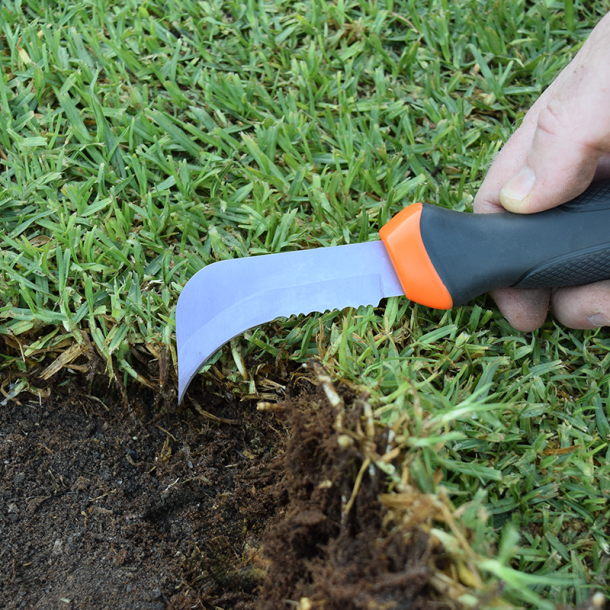 Dawn KwikCut™ TK300 “The Claw” Turf Knife with Fixed Hook Serrated Blade