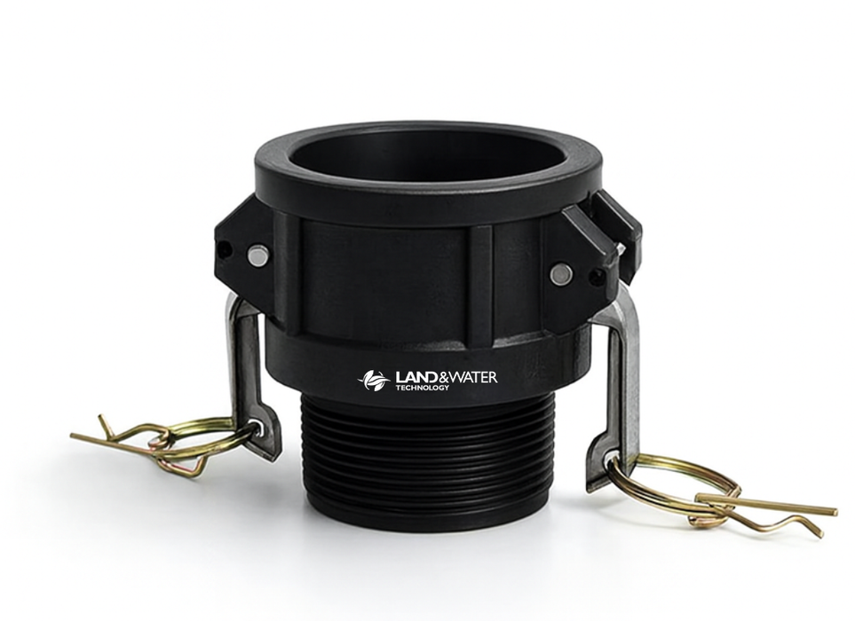 Type B Polypropylene Camlocks (Female Camlock Lever Coupling x Male BSP Thread)