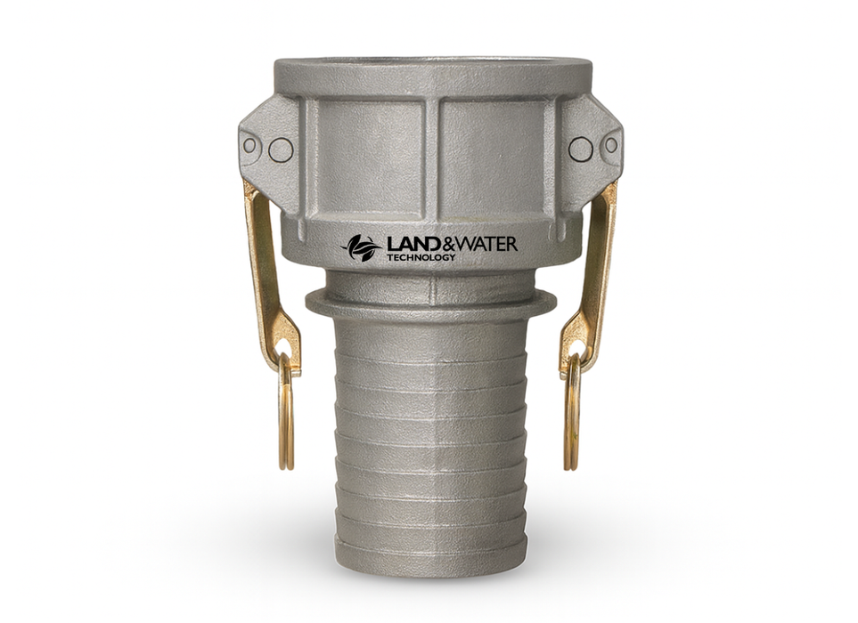 Type C Aluminium Camlocks (Female Camlock × Male Hose Tail)