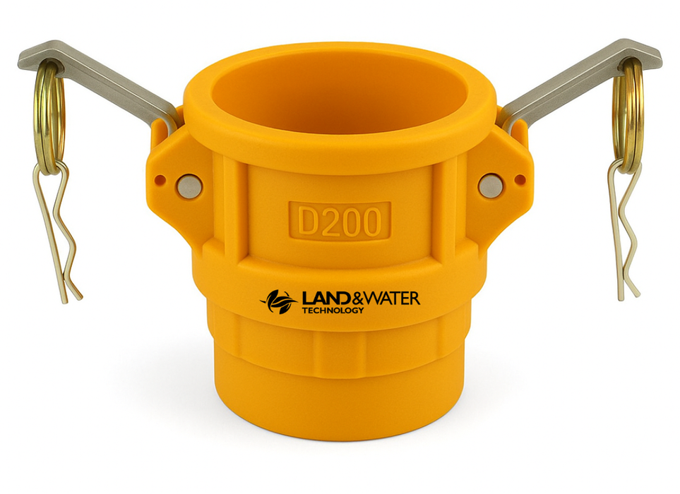 Type D Yellow Nyglass Camlocks (Female Camlock Lever × Female BSP Thread)