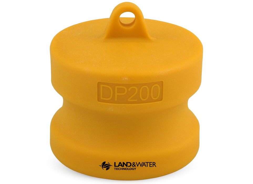 Type DP Yellow Nyglass Camlock Dust Plugs (Male Camlock Plug)