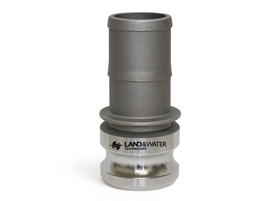 Type E Aluminium Camlocks (Male Camlock Adapter × Male Hose Tail)