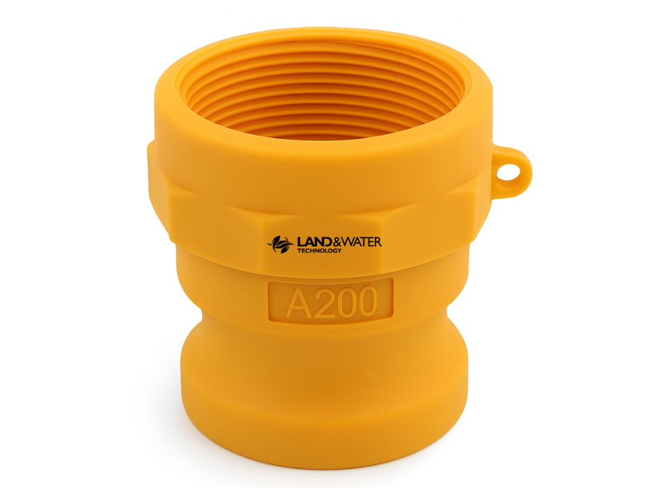 Type A Yellow Nyglass Camlocks (Male Adapter x Female BSP Thread)