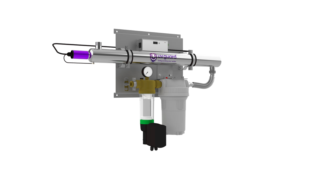 UV Guard GMP-Series Integrated Filtration/UV Disinfection Module Water Treatment System Pre-Mounted