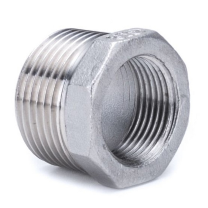 316 Stainless Steel BSP Reducing Bushes - Male x Female