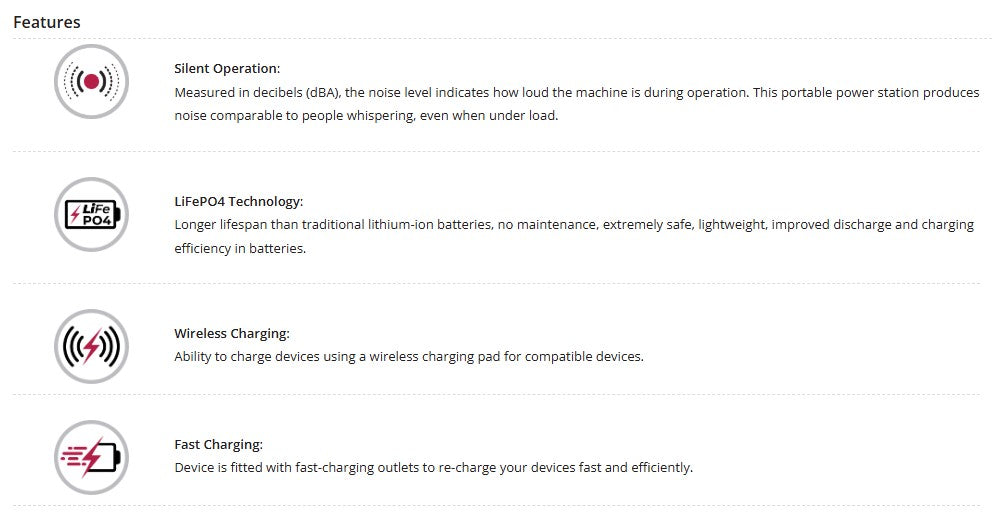 Welling & Crossley WC-BG2000 2.00kW Portable Power Station with 1843Wh LiFePO₄ Battery, UPS & Solar Input