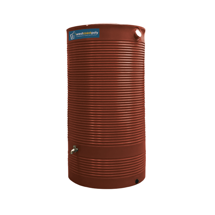 1200LTR Corrugated Round Poly Water Tanks with Free Perth Delivery <800 km