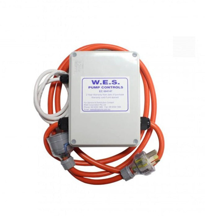 WES PRS15 5HP Pump Start Relay with 15AMP Plug up to 3.7kW  240v Pumps