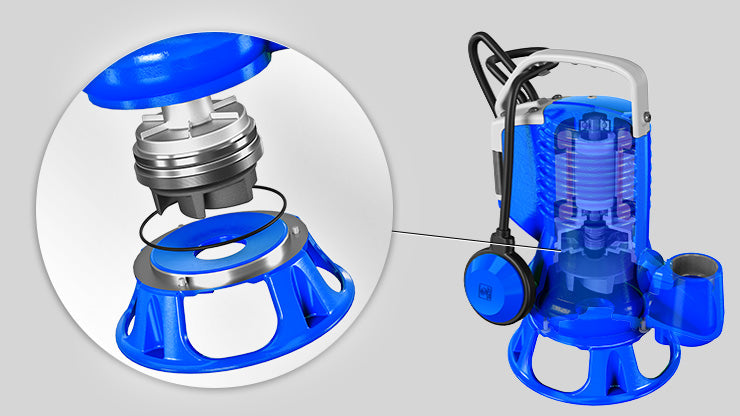 Zenit ZENBLUE 250L Automatic Lifting Station with DG Blue 100 0.75kW Vortex Pump (Max 430LPM/120kPa)