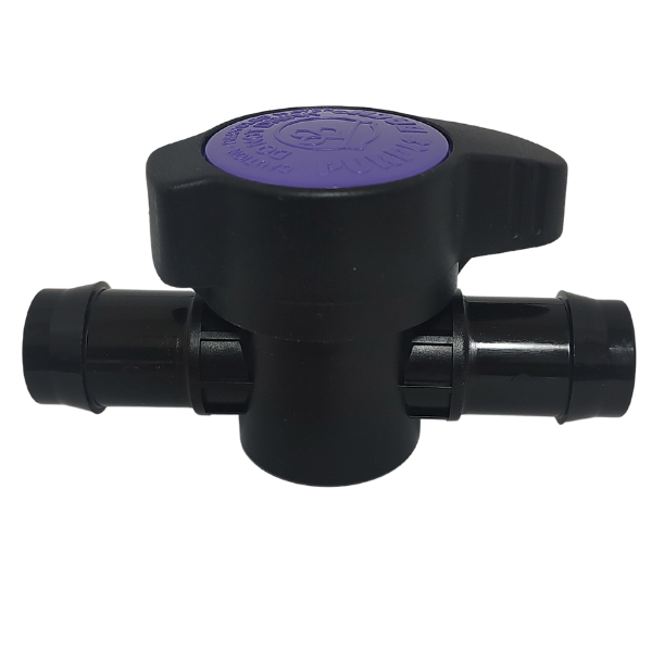 Antelco Purple Back Valve for Poly Pipe (13-25mm) - Barbed