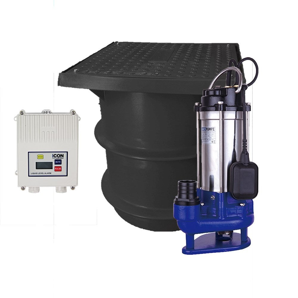 Bianco 250L Wastewater Sewage Pump Station Kit Shop Online