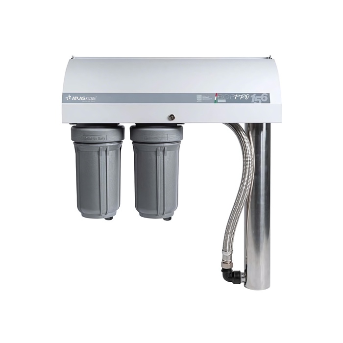 Atlas Filtri Big F Pro 156 10" x 4.5" SANIC Dual Stage UV Rainwater Filtration System with 56W Lamp (54LPM)