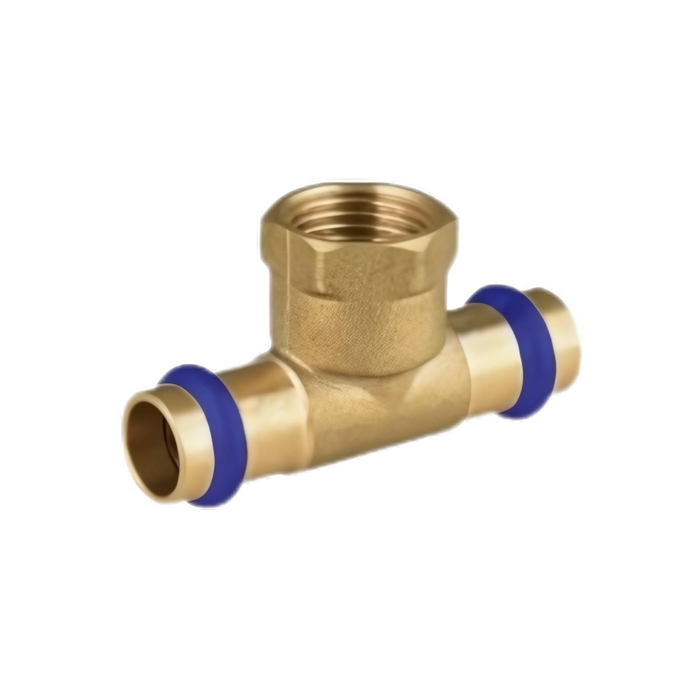 Metpress WaterMarked Series Brass Female Tees Box of 10