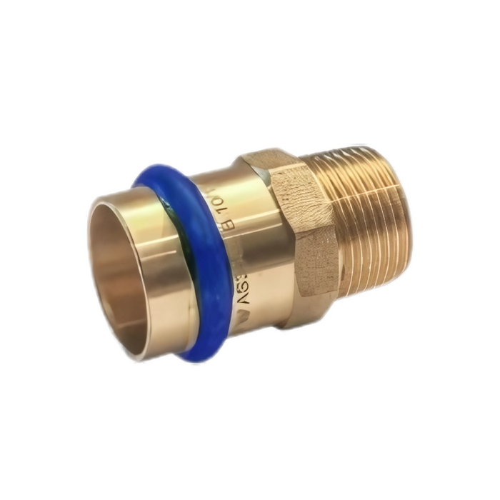 Metpress WaterMarked Series Brass Reducing Male Coupling Box of 10