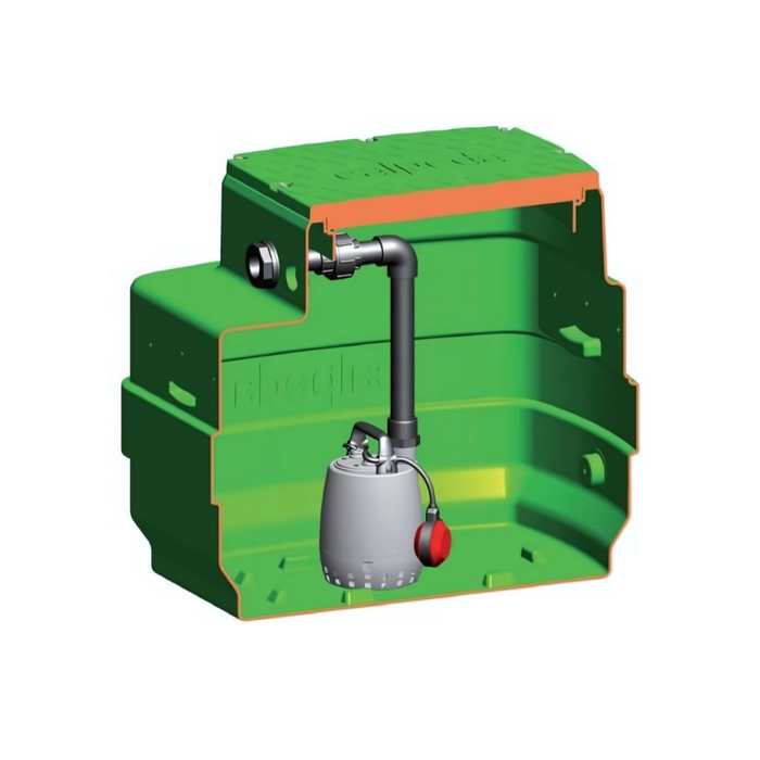 Calpeda GEO 230L Automatic Packaged Pump Station with GXVM Vortex Pump (Max 230LPM)