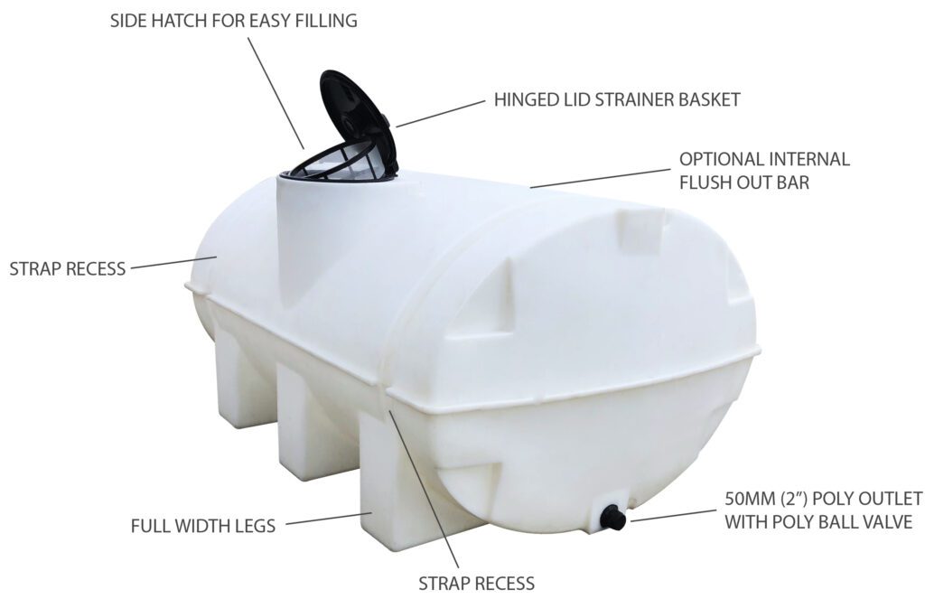 3500LTR Water Cartage Poly Tank with Free Perth Delivery <800 km