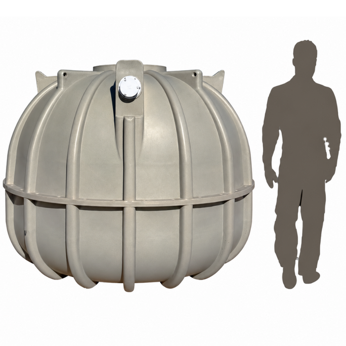 Coerco 4000LTR Poly Septic Tank with Baffle Perth (2200mm D x 1770mm H)