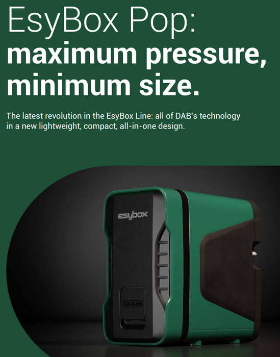 DAB E.SYBOX POP 0.30kW Variable Speed Pressure Boosting Pump (Max 65LPM/320kPa)
