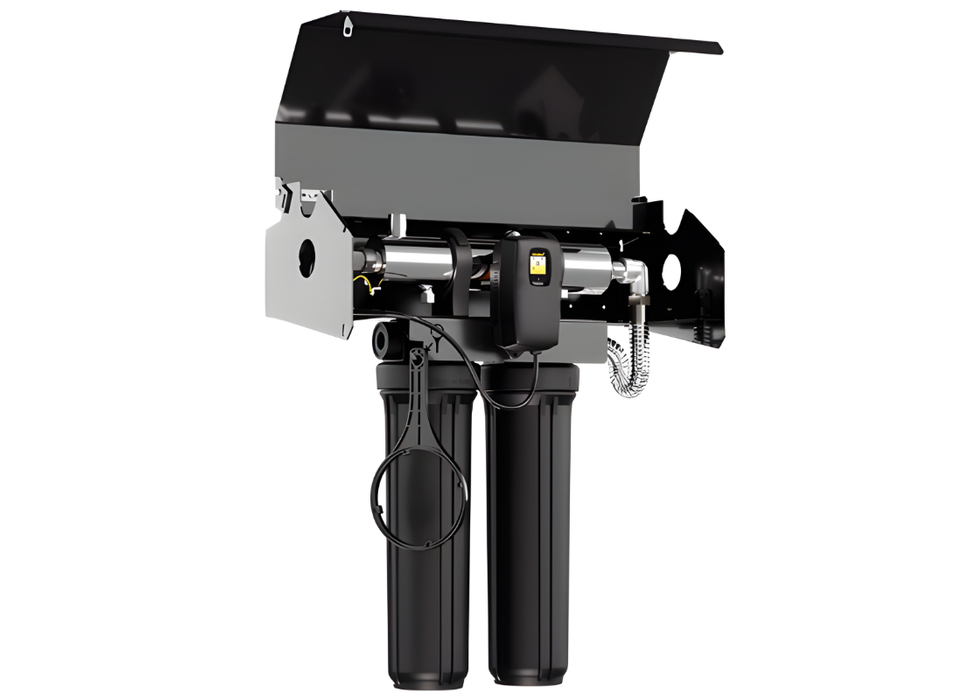 Davey KAQS-XS Aquashield Xtra Smart Dual Stage Ultraviolet Water Filtration System 20" x 4.5" With Cover (84 LPM)