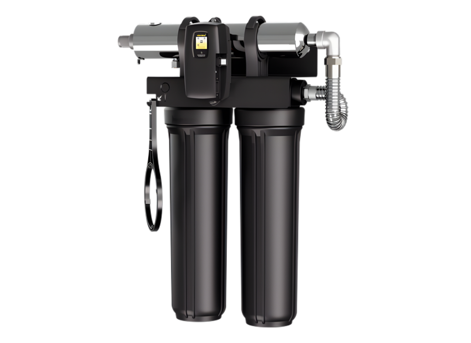 Davey AQS-XS Aquashield Xtra Smart Dual Stage Ultraviolet Water Filtration System 20" x 4.5" Without Cover (84 LPM)