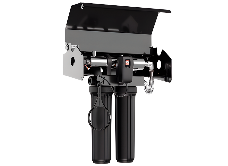 Davey KAQ-S AquaSheild Smart Dual Stage Ultraviolet Water Filtration System 20" x 4.5" With Cover (84LPM)