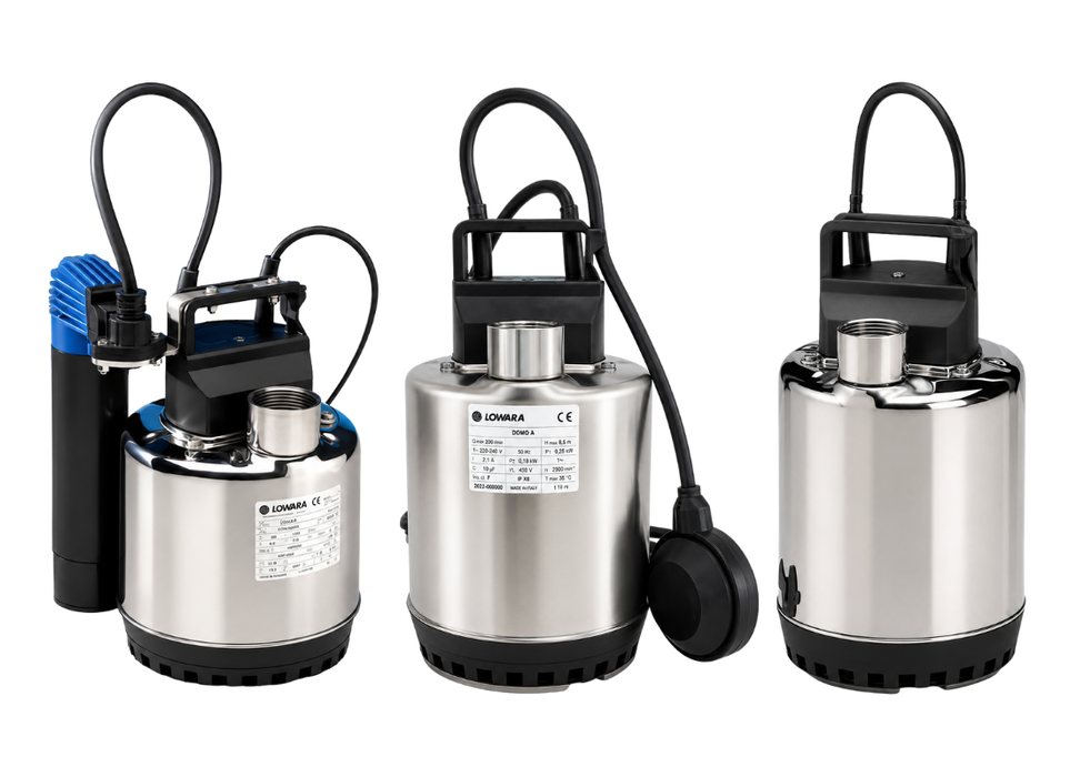 Lowara DOC 7 0.55kW Submersible Drainage Pumps for Dirty Water (150LPM)