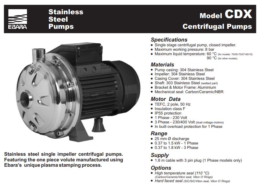 High Flow Centrifugal Pumps | Shop Online