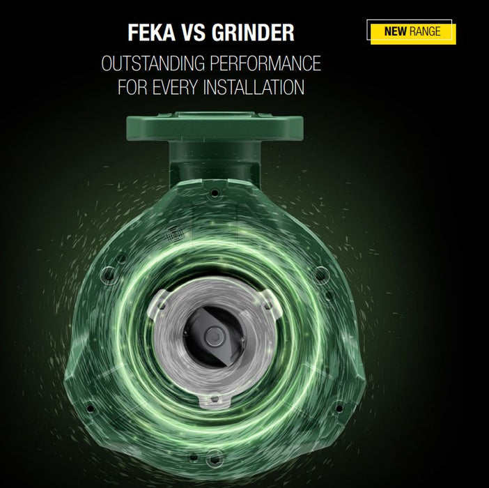 DAB FEKA VS Series Submersible Wastewater Grinder Pumps with Shredder (Max 240LPM/250kPa)