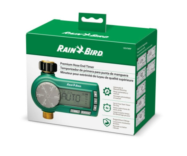 Rain Bird Battery Operated Hose End Tap Timer with Large LCD Screen