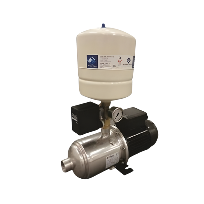 Franklin Electric 5AMH Series Horizontal Multistage Pressure Pump with Pressure Switch & Tank (Max 80LPM/540kPa)