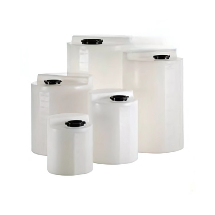 Grundfos White UV-Stabilised LLDPE Chemical Dosing Tank for DDA & DDE Pumps (40-1000 Litre)