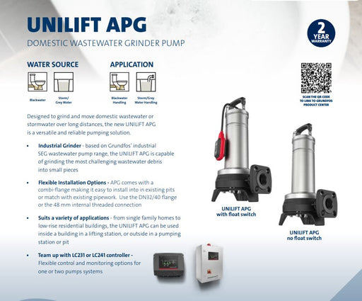 Pumping Station Grundfos Pump Design Grundfos Unilift Submersible