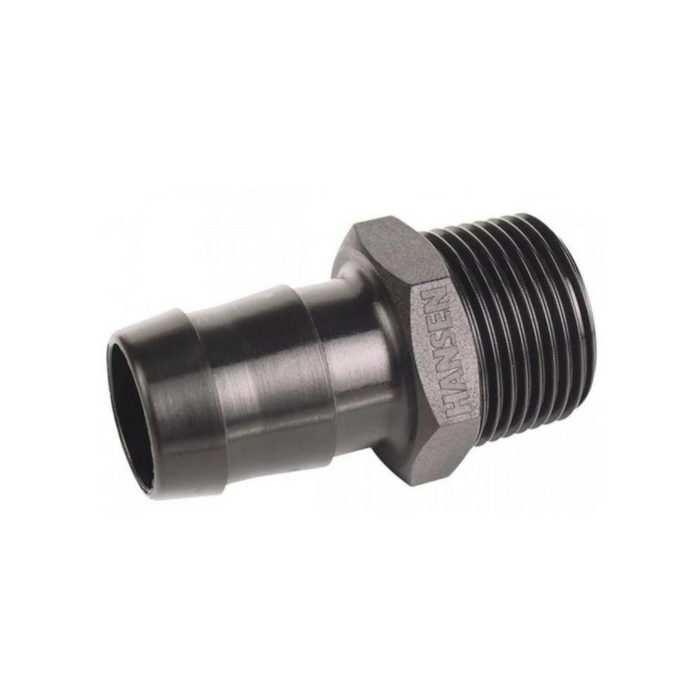 Hansen Male BSP Threaded Poly Hose Tail